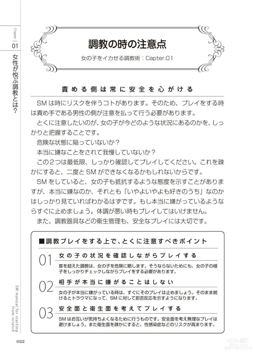 Page 24 of manga Zero kara Hajimeru SM Manual Onnanoko o Ikaseru Choukyoujutsu