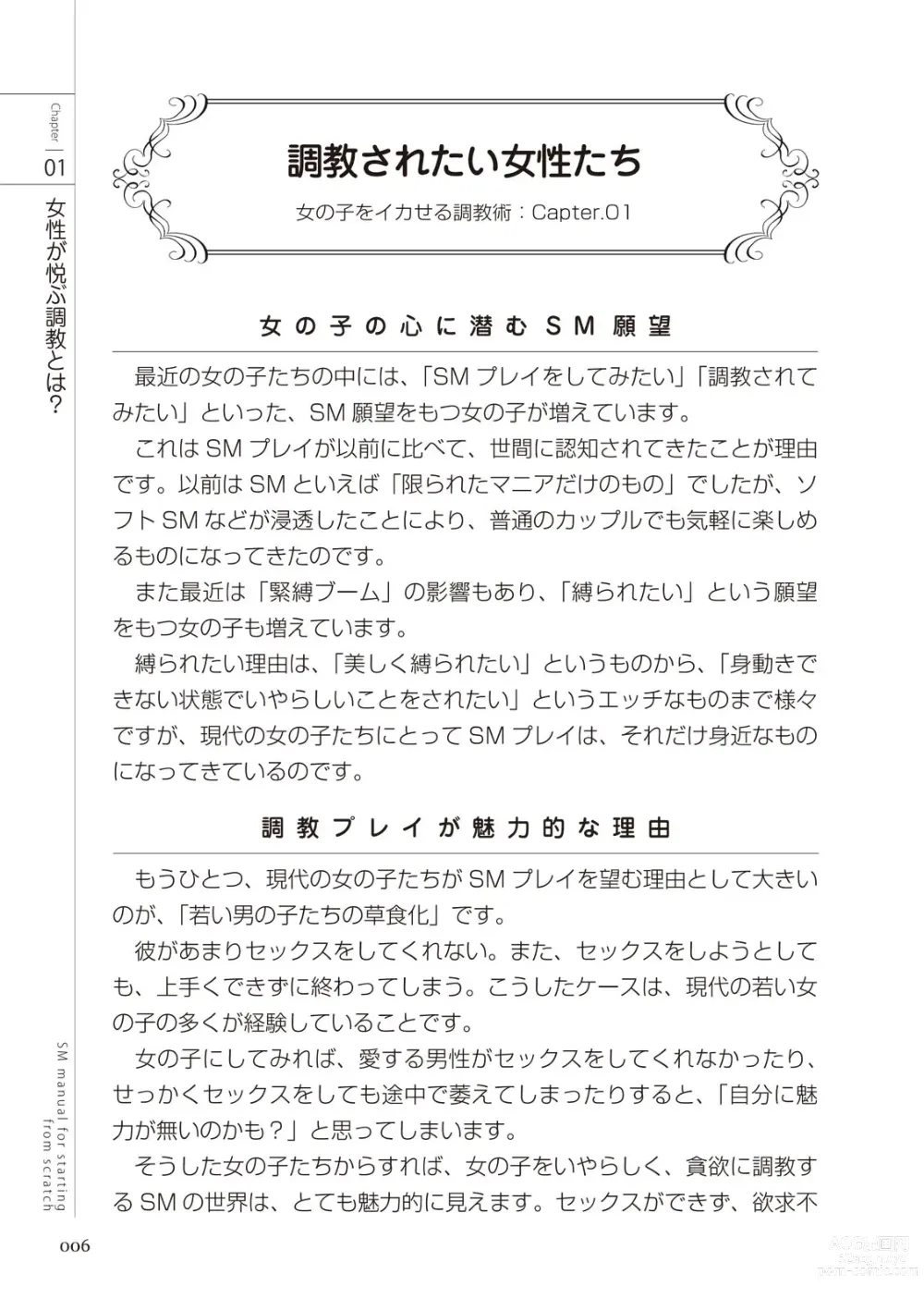 Page 8 of manga Zero kara Hajimeru SM Manual Onnanoko o Ikaseru Choukyoujutsu
