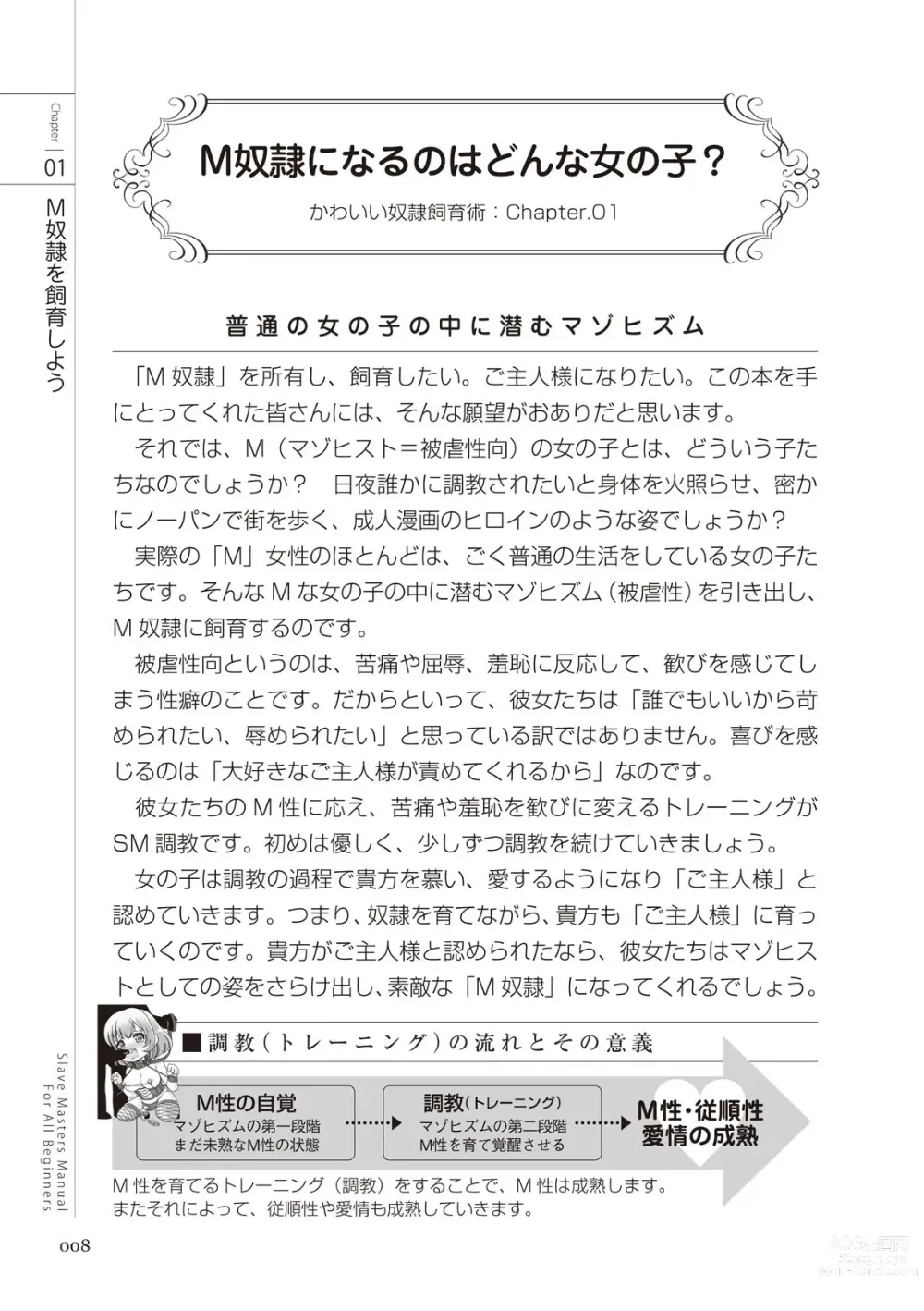 Page 8 of manga Zero kara Hajimeru SM Manual Kawaii Dorei Shiikujutsu