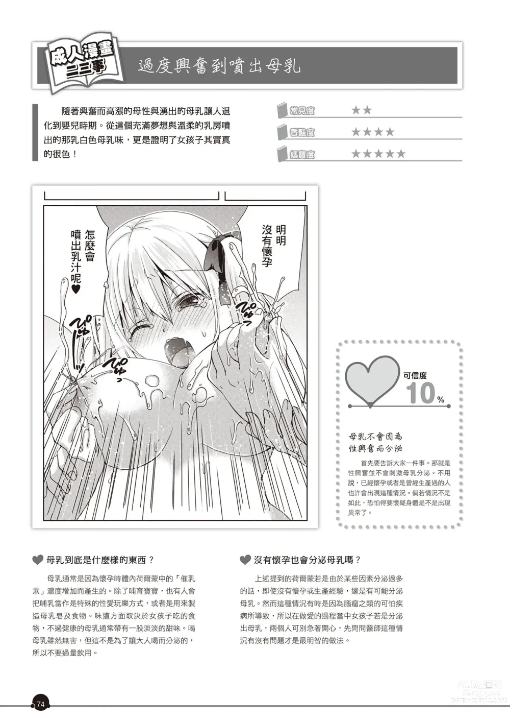 Page 75 of manga 完全實用版 成人漫畫沒告訴你的性愛真相