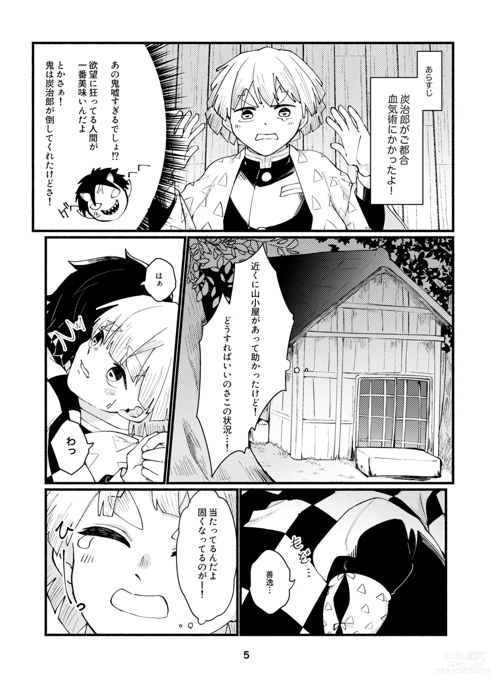 Page 4 of doujinshi Dakara Mou Muri  datte!!