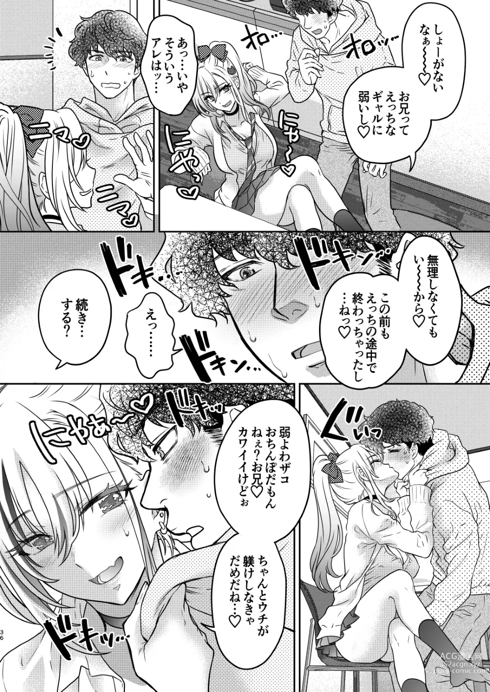 Page 36 of doujinshi Tsuyokawa Imouto x Kyousei Love Koubi 4