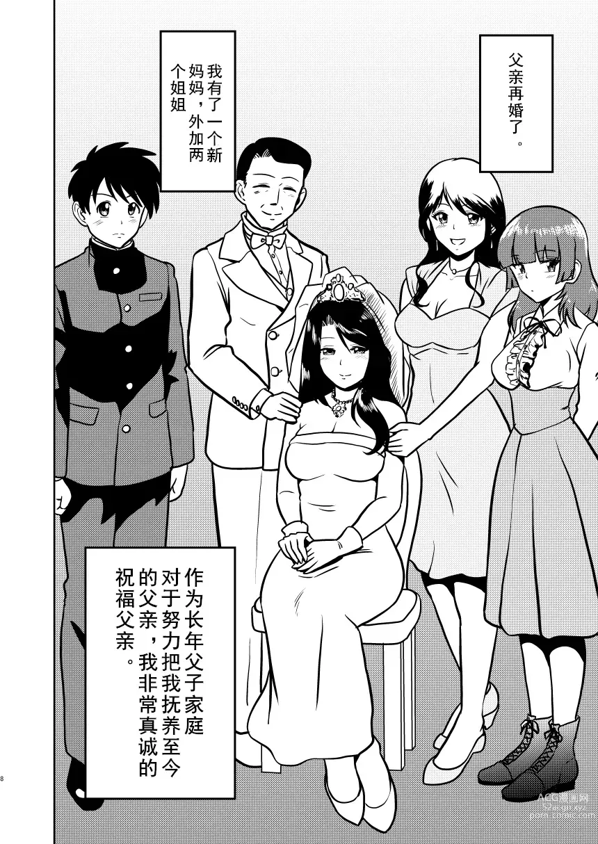 Page 8 of doujinshi Shin Kazoku Ii no? Okaa-san ga Hajimete de...