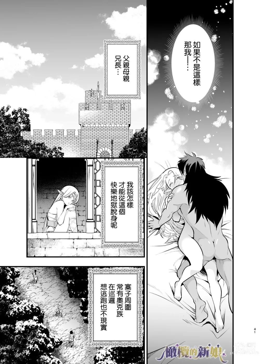 Page 41 of doujinshi 奥克的新娘 ～精灵被拐走后沉溺在快乐中～