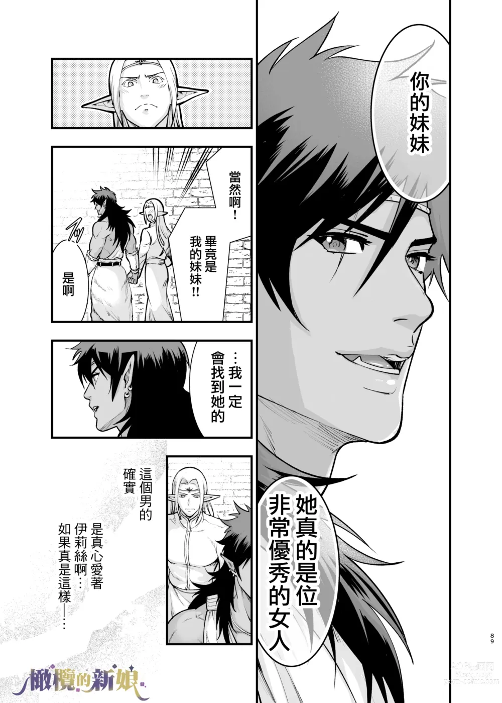 Page 89 of doujinshi 奥克的新娘 ～精灵被拐走后沉溺在快乐中～