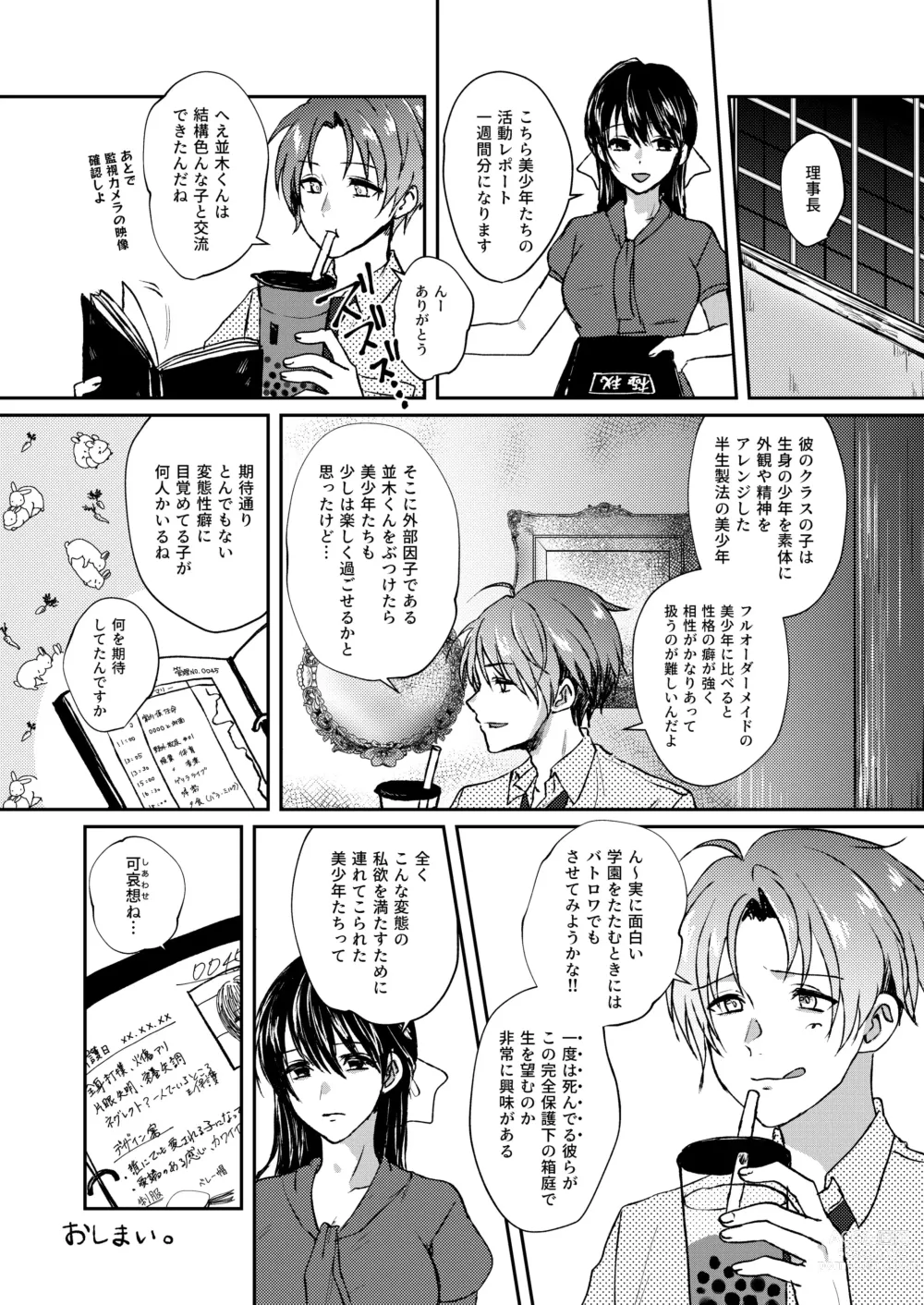 Page 25 of doujinshi Bishounen no Hakoniwa