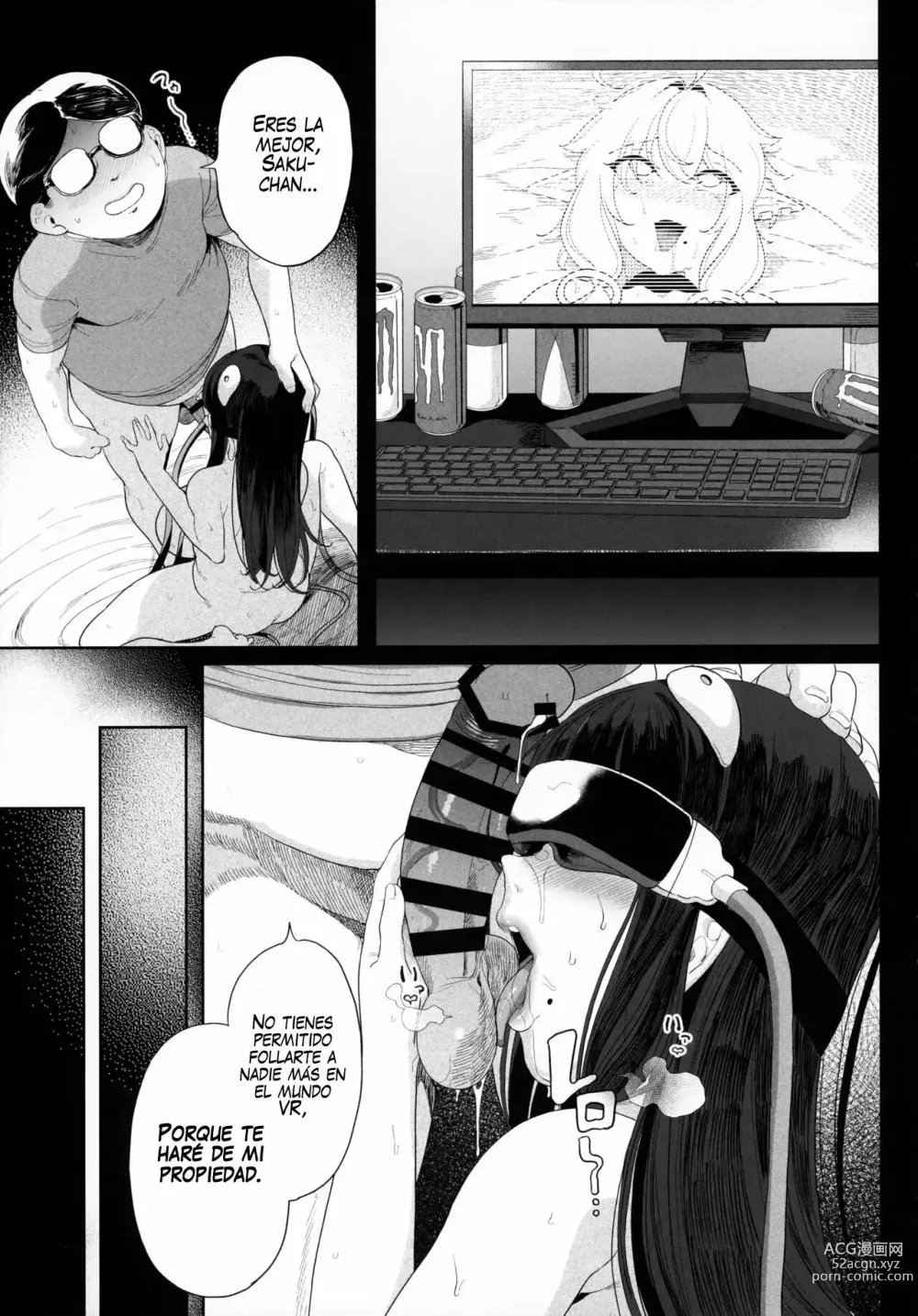 Page 62 of doujinshi Cyberbrain Sex Princess - Una chica que gusta ser follada en realidad virtual