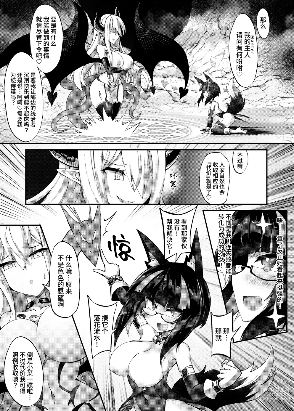 Page 4 of doujinshi Shoukan Shoujo ~Saikyou Succubus ni Shinuhodo Aisare Hen~