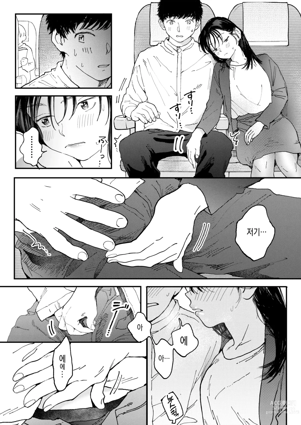 Page 17 of doujinshi 발정난 OL은 비행기 안에서도 성욕을 채우고 싶다