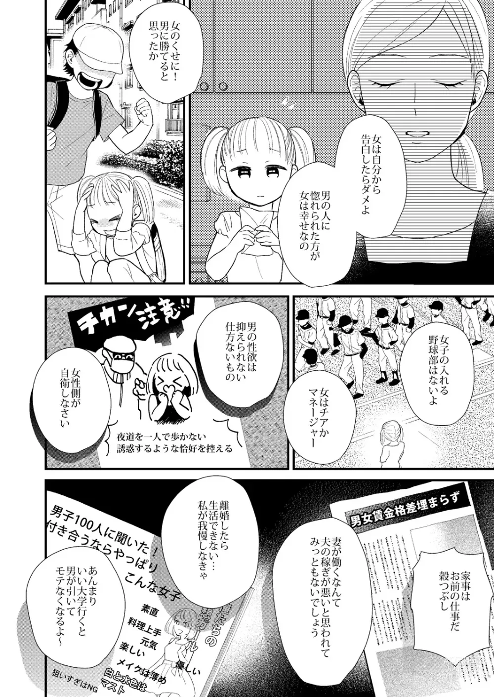 Page 2 of doujinshi Yubisaki Dake no Yuuki de