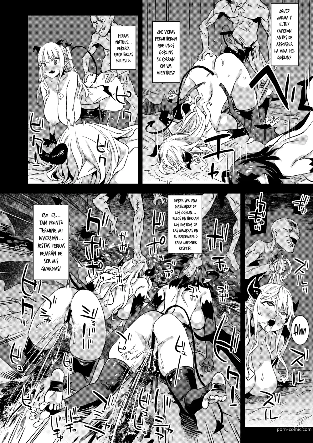 Page 26 of doujinshi Succubus Joou vs Zako Goblin - Victim Girls R