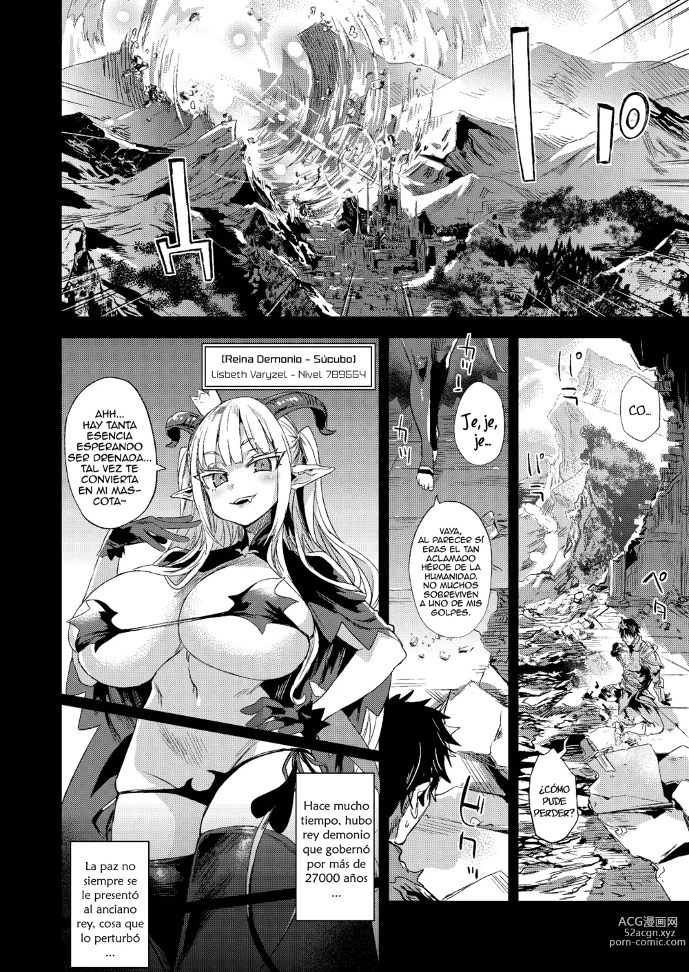 Page 4 of doujinshi Succubus Joou vs Zako Goblin - Victim Girls R