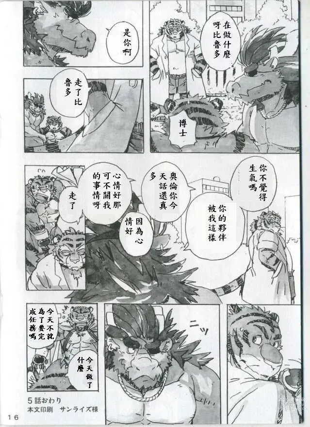 Page 17 of doujinshi Choujuu Gasshin Build Tiger 4