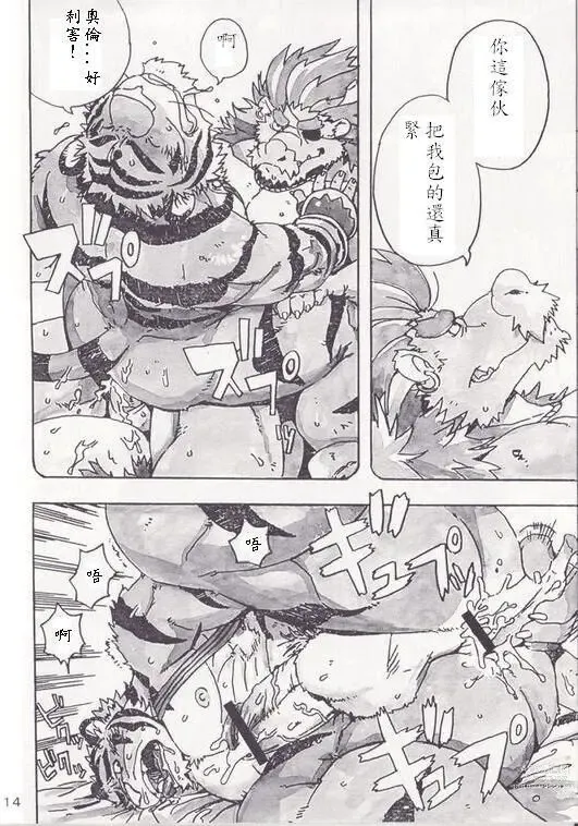 Page 15 of doujinshi Choujuu Gasshin Build Tiger 5