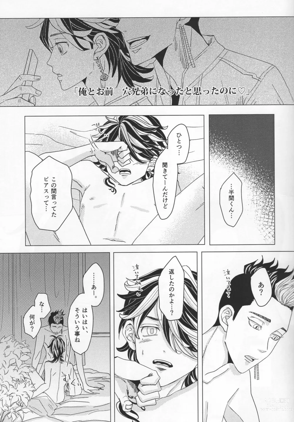 Page 14 of doujinshi Oboreru Tora wa Izon Suru