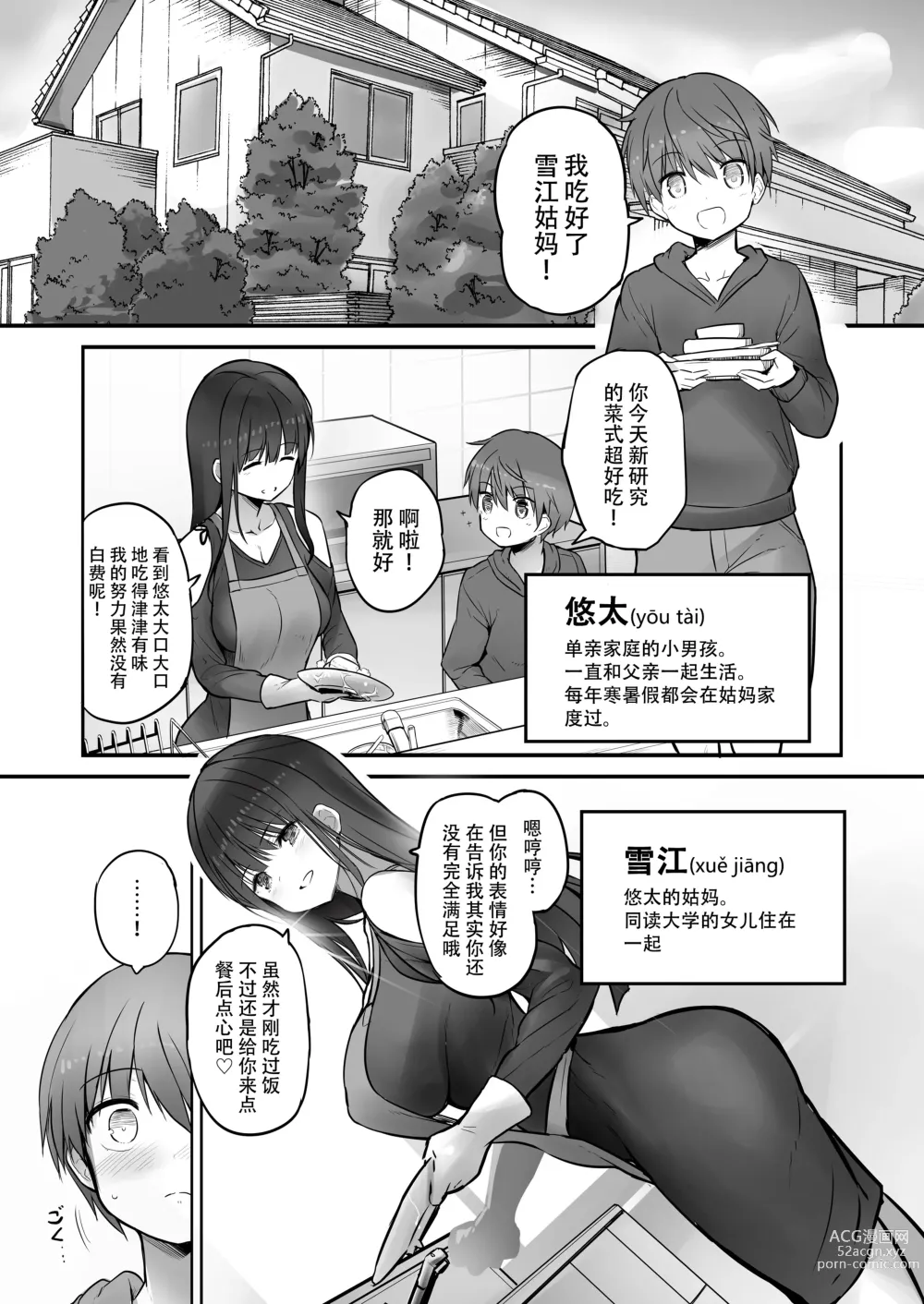 Page 4 of doujinshi 雪江姑妈和我的秘♡密尿道奸