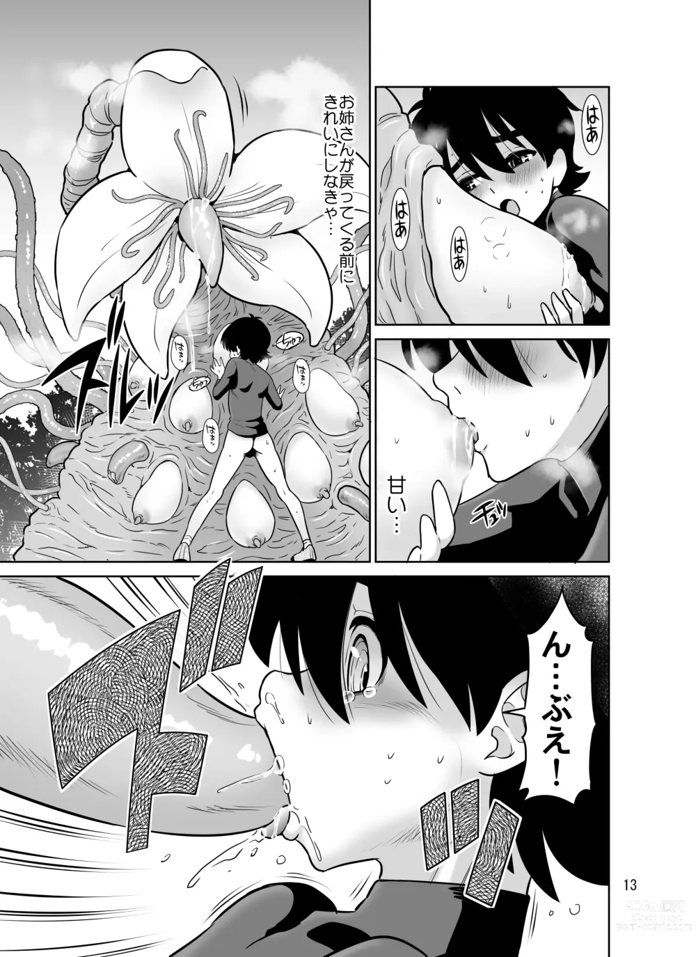 Page 13 of doujinshi Shokushu Flower Shop no Onee-san