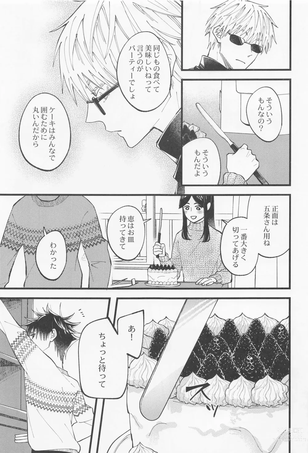 Page 8 of doujinshi Kyou dake Waratte, Boku o Yurushite