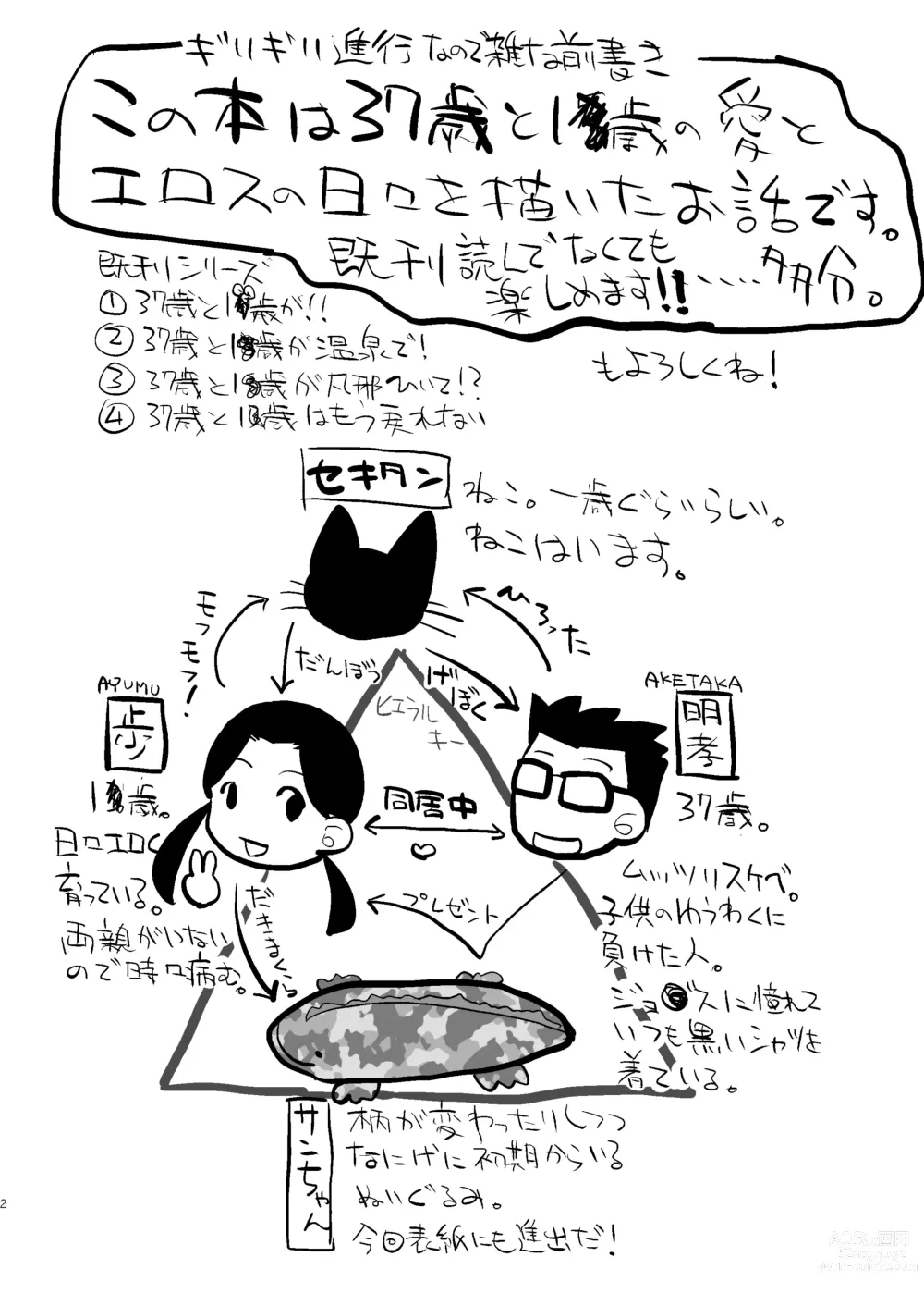Page 4 of doujinshi 37세와 1X 살의 A감각 개발 일지