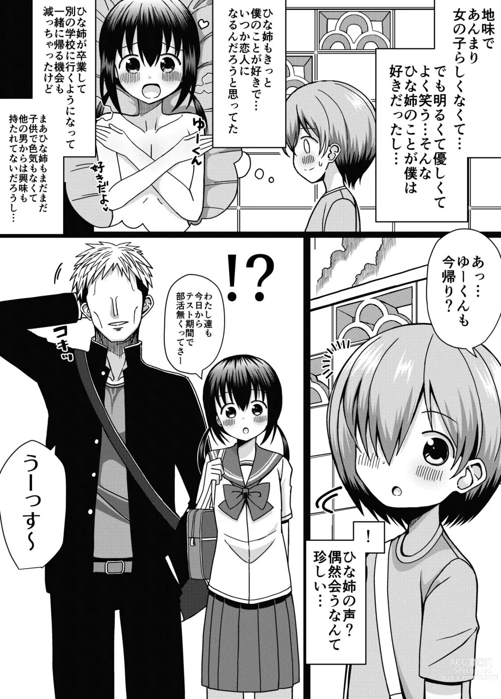 Page 3 of doujinshi Hina Nee-chan wa Boku no Mono ~Hoka no Otoko ni wa Yarasenai~