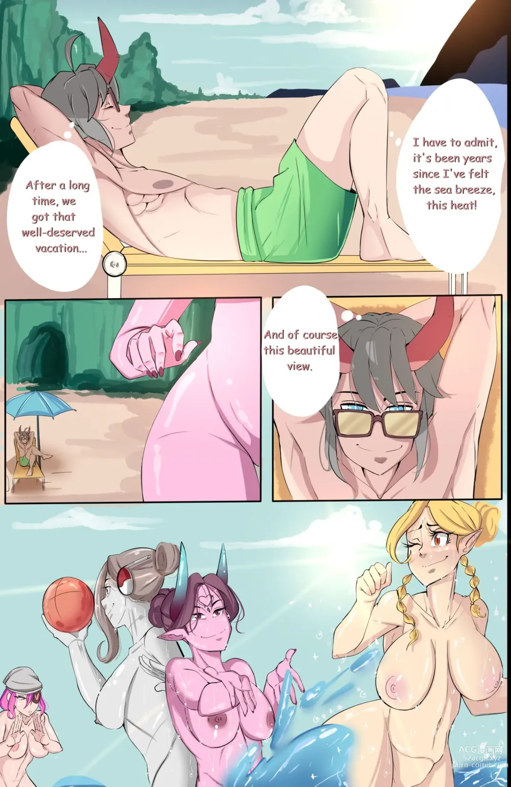 Page 2 of doujinshi Vacation of Love - One Shot