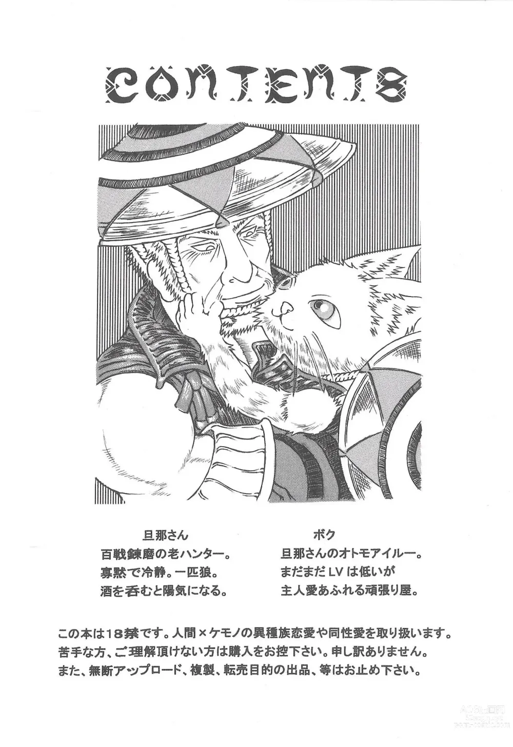 Page 3 of doujinshi Airu Monhun Dream