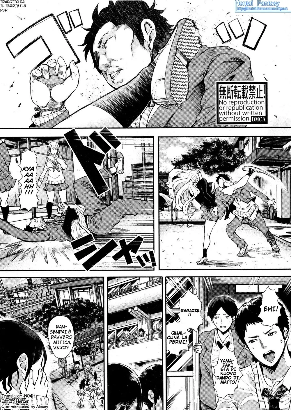 Page 1 of manga Josou Kouhai-kun x Otokogirai-chan