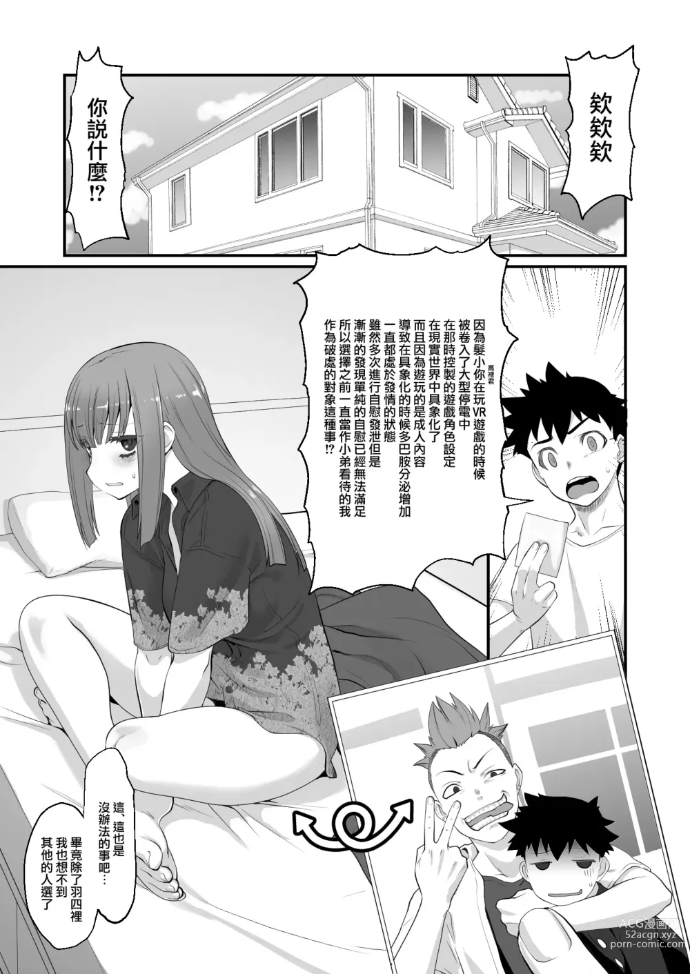 Page 2 of doujinshi Furyou-kun Moto Pashiri no Onna ni Naru