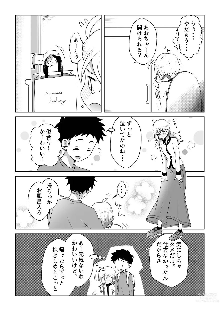 Page 22 of doujinshi Otoile Gaman Dekinakute Naiteru Ao-chan mo Kawaii yo!!