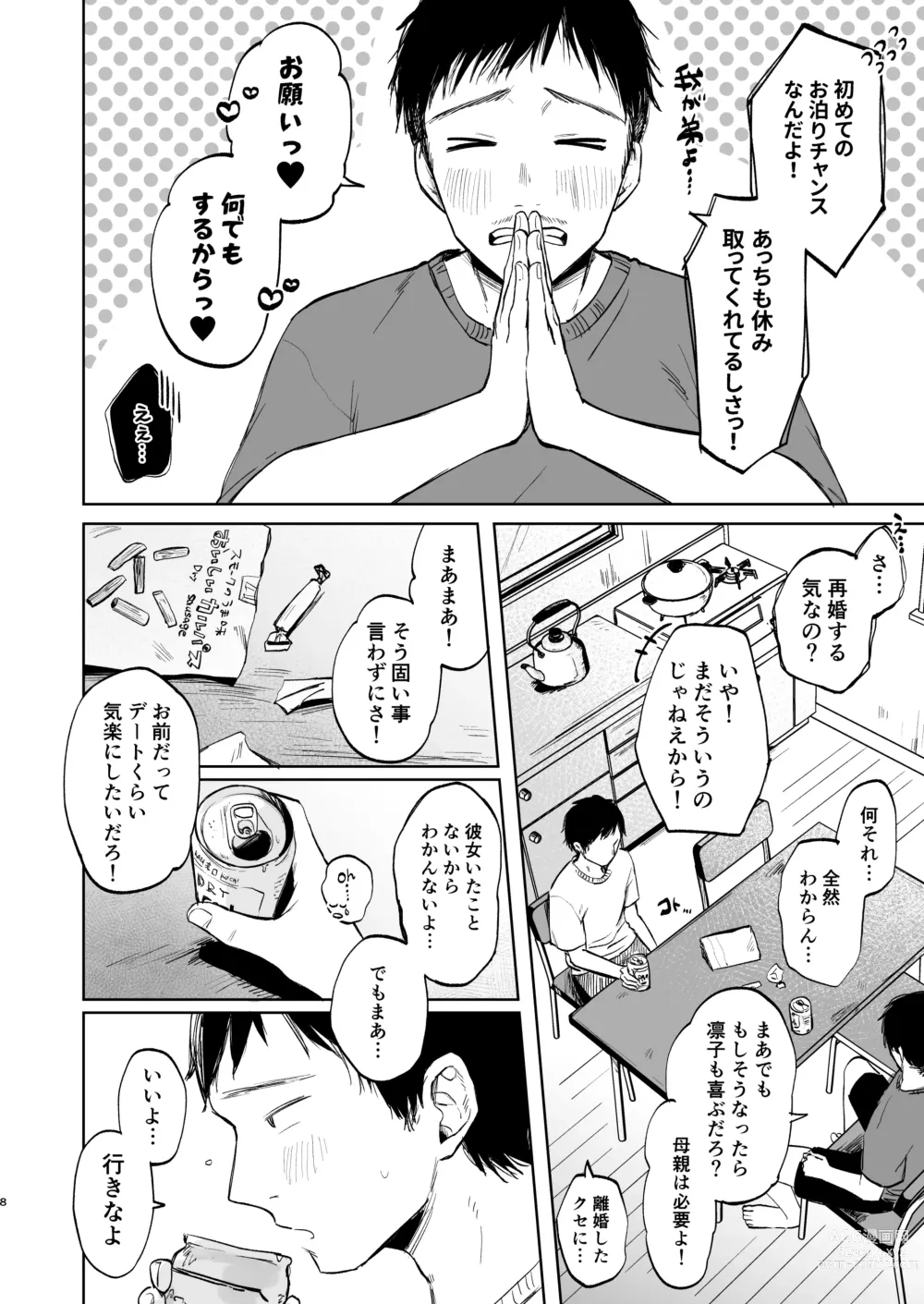 Page 7 of doujinshi Rinko to Ojisan no Hajimete no Natsuyasumi