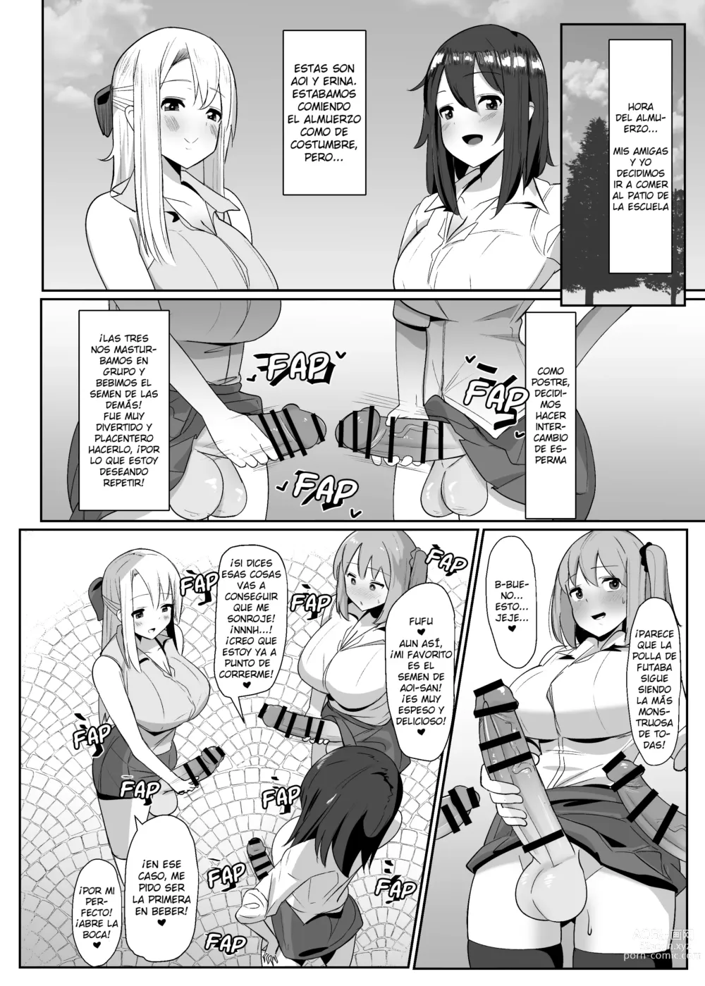 Page 13 of doujinshi ¡Un día me desperté y de repente hacer eyacular a las futanaris era lo más normal del mundo!