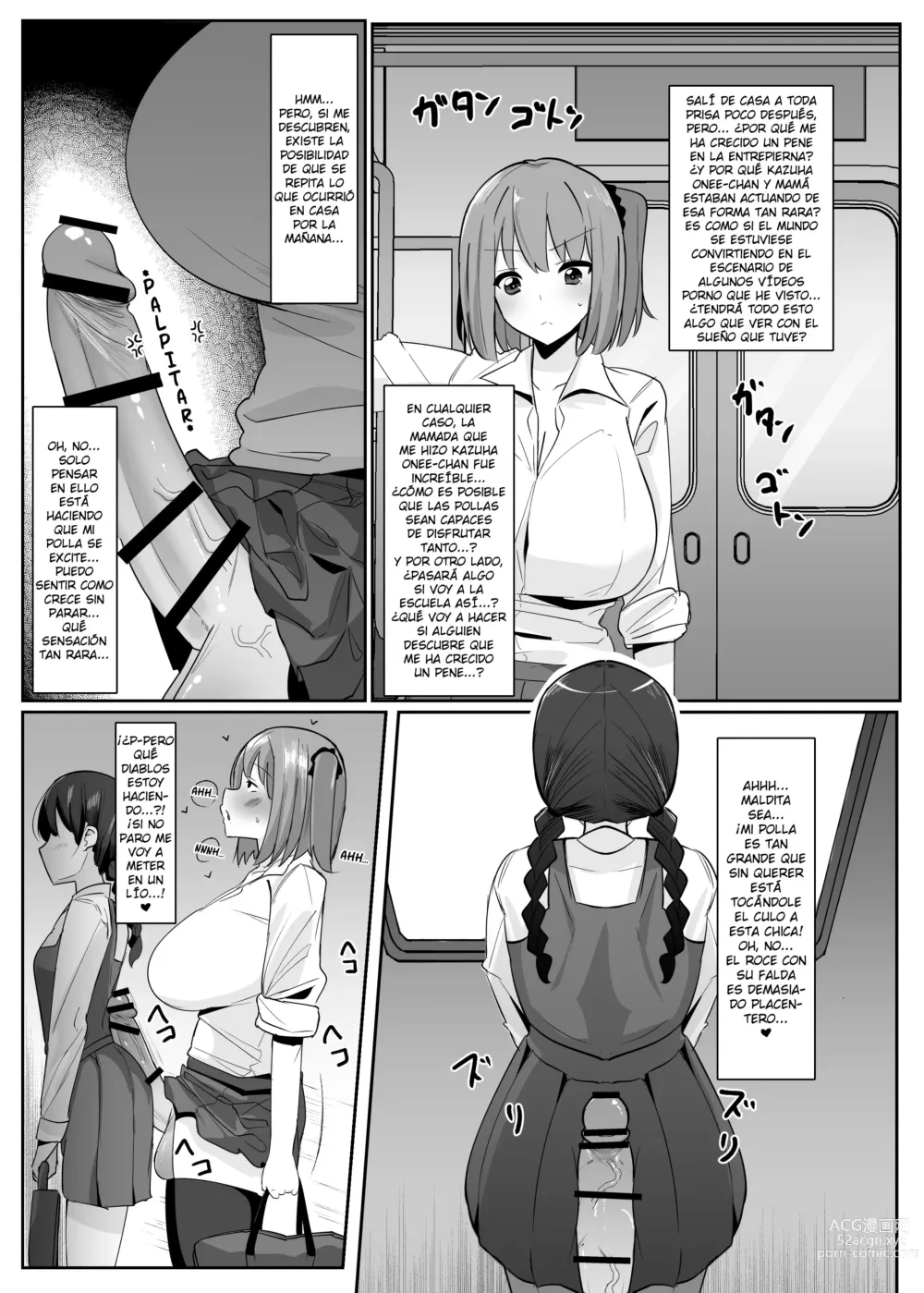 Page 6 of doujinshi ¡Un día me desperté y de repente hacer eyacular a las futanaris era lo más normal del mundo!