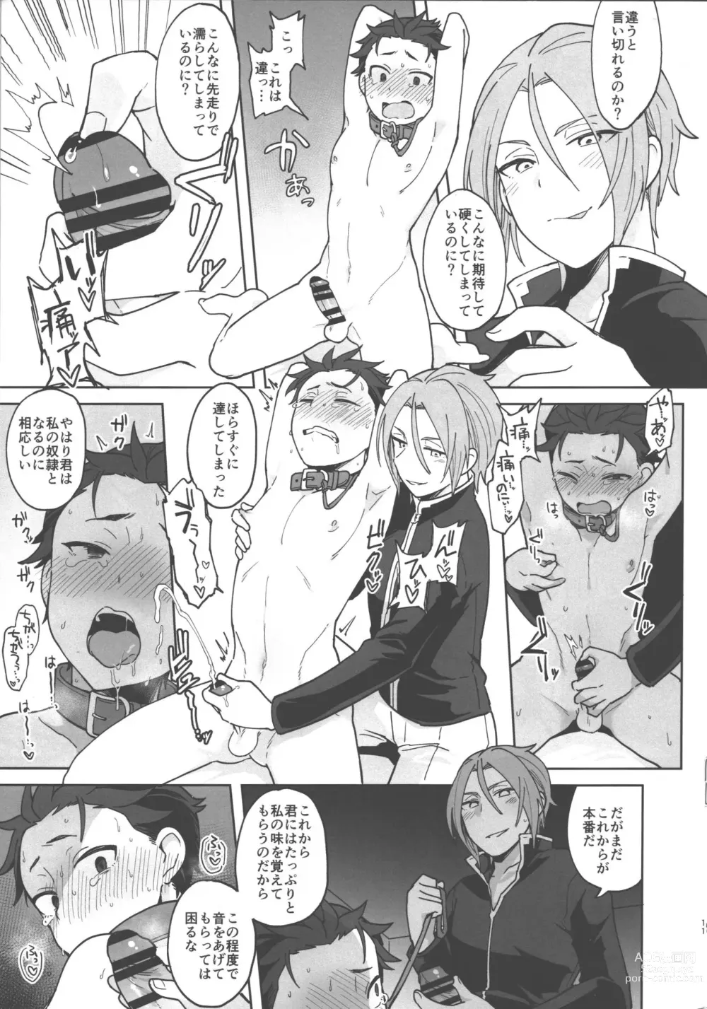 Page 10 of doujinshi Aruji ni Totsuzen Heya ni Yobidasareta node Nani o Sarete Shimau no ka to Monmontoshite Shimau Hanashi