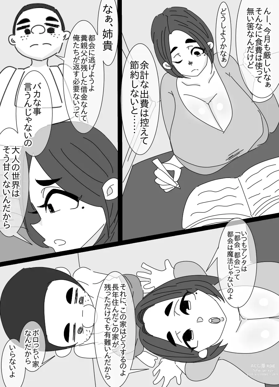 Page 2 of doujinshi Kappa to Ossan ni  Okasareta Aneki