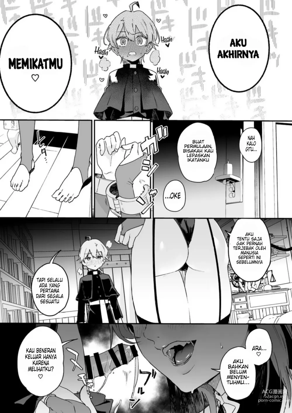 Page 19 of doujinshi Aku Bertarung Melawan Mbak-Mbak Succubus Cabul Dengan Hukuman Seks!