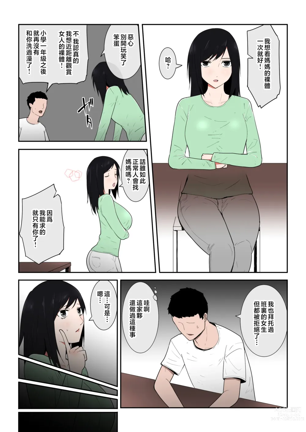 Page 6 of doujinshi Kaa-san Ichido de Iikara…！