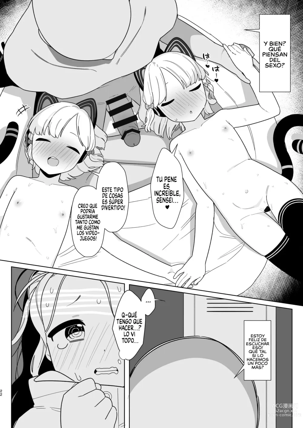 Page 21 of doujinshi The Blue Archive Mind Control Club ~Gamer Twins Chapter~