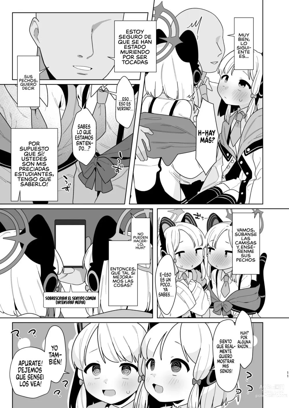 Page 10 of doujinshi The Blue Archive Mind Control Club ~Gamer Twins Chapter~