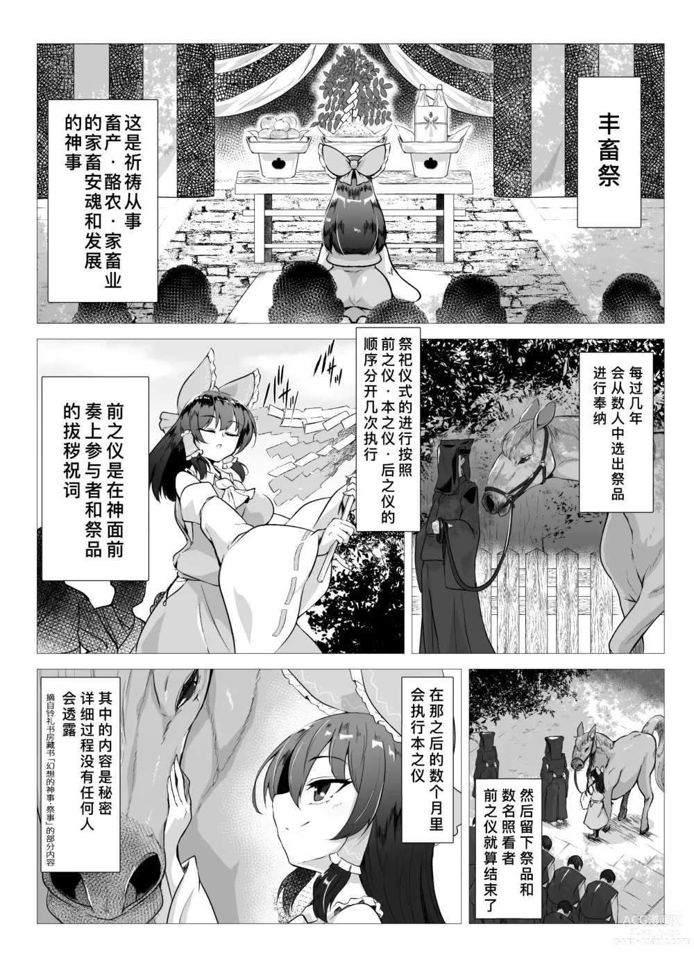 Page 3 of doujinshi 马巫女灵梦