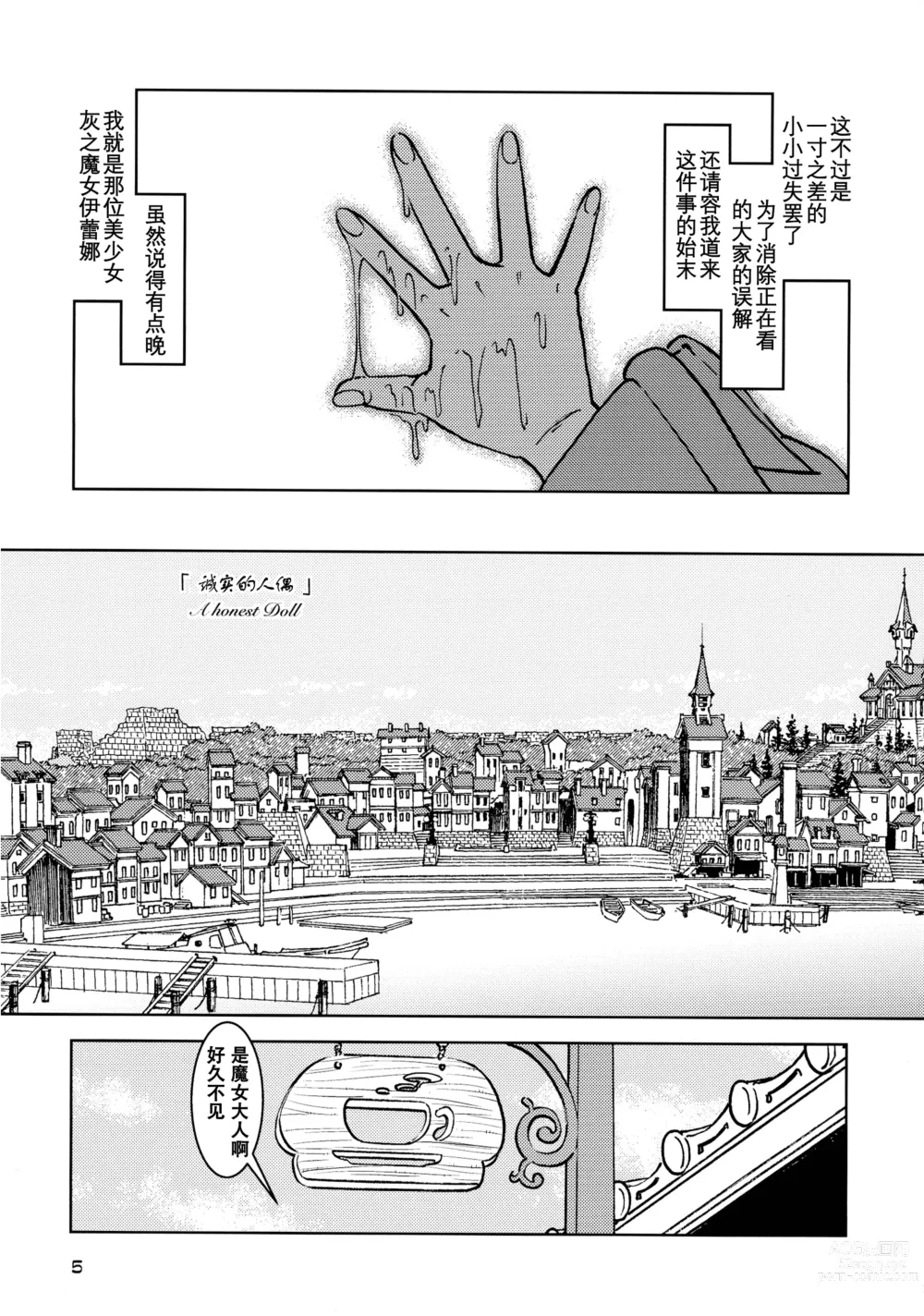 Page 6 of doujinshi Tabitabi Nikki ni wa Shirusenakatta Koto. 4