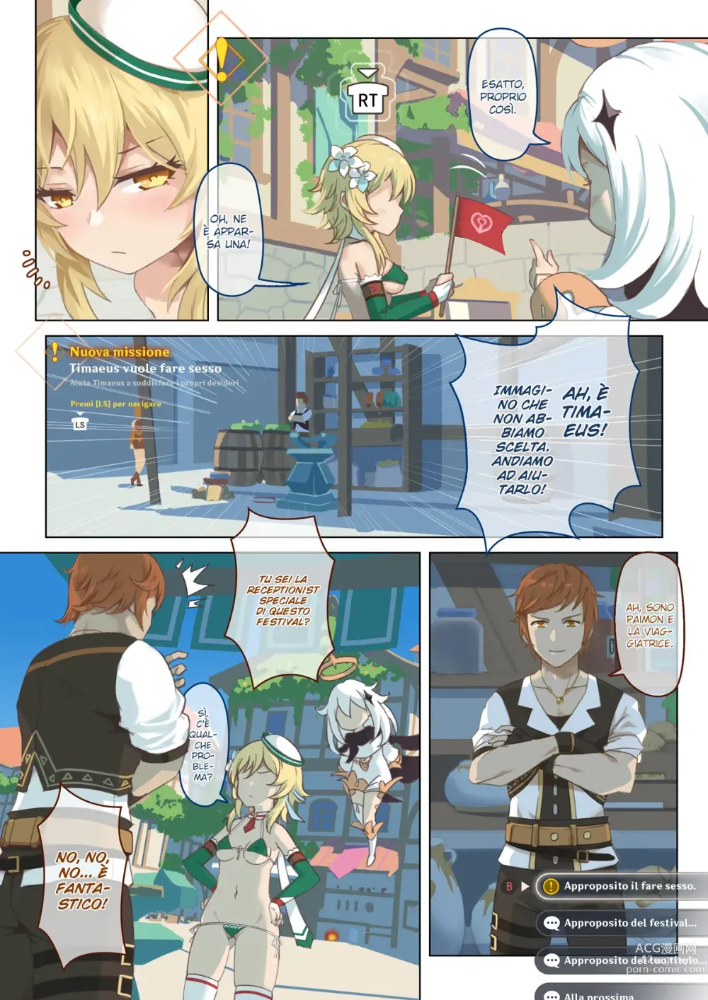 Page 6 of doujinshi Monstadt Spring Festival Act 1
