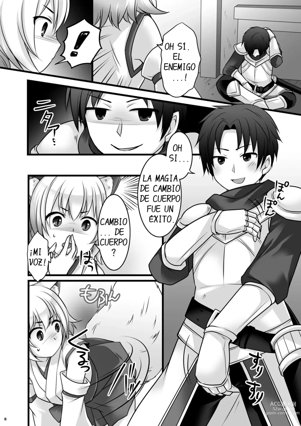 Page 9 of doujinshi Ippan Heishi Akira ga Shitennou Tamamo wo Tsukaima ni Dekita Wake