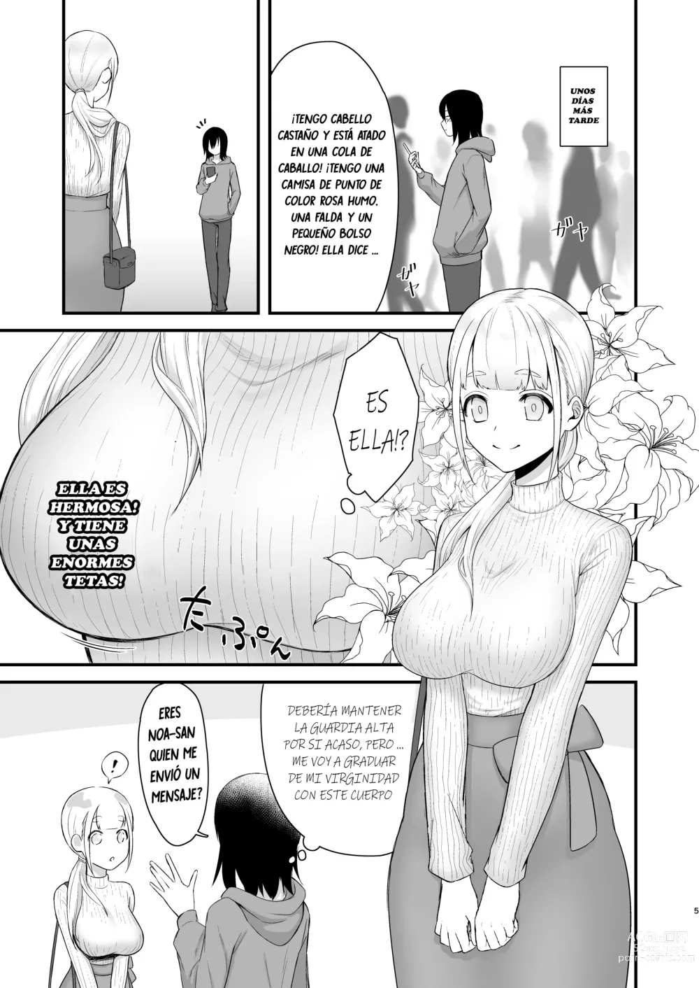 Page 6 of doujinshi Osugaki ga Futanari Inma ni Wakaraserareru Hon