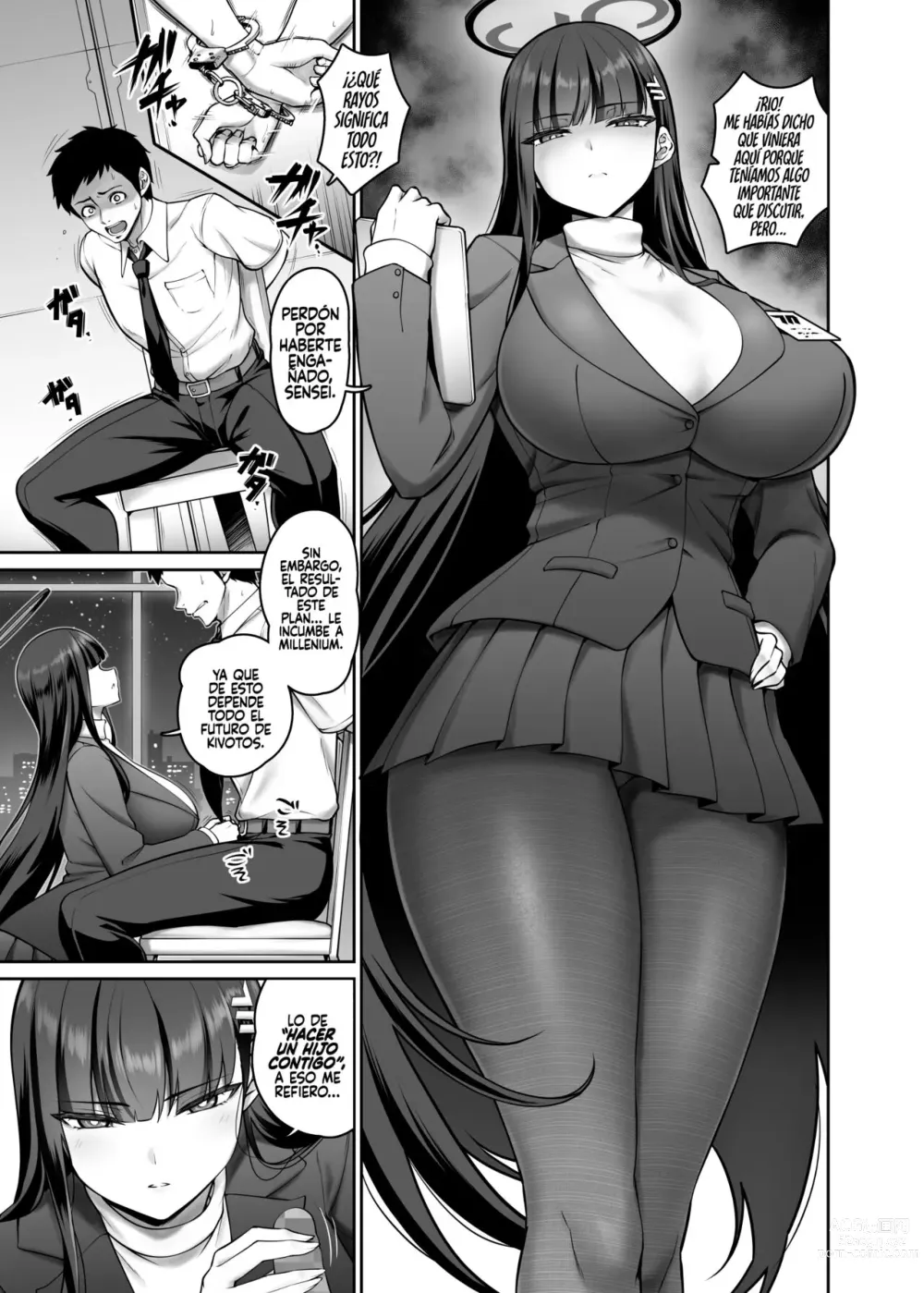Page 1 of doujinshi Rio Short Manga