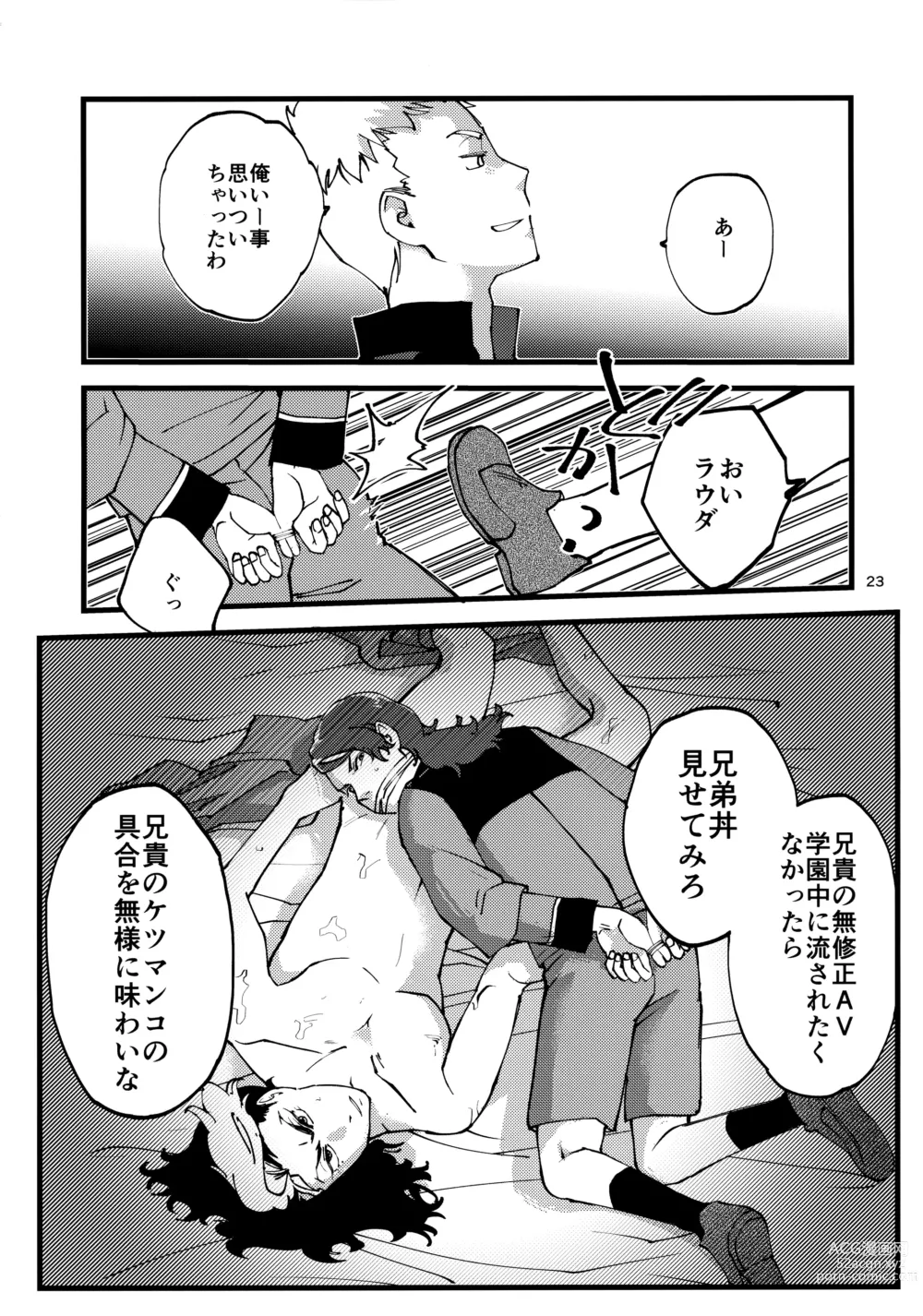 Page 22 of doujinshi Guecamp△Mobcamp(Kan)△