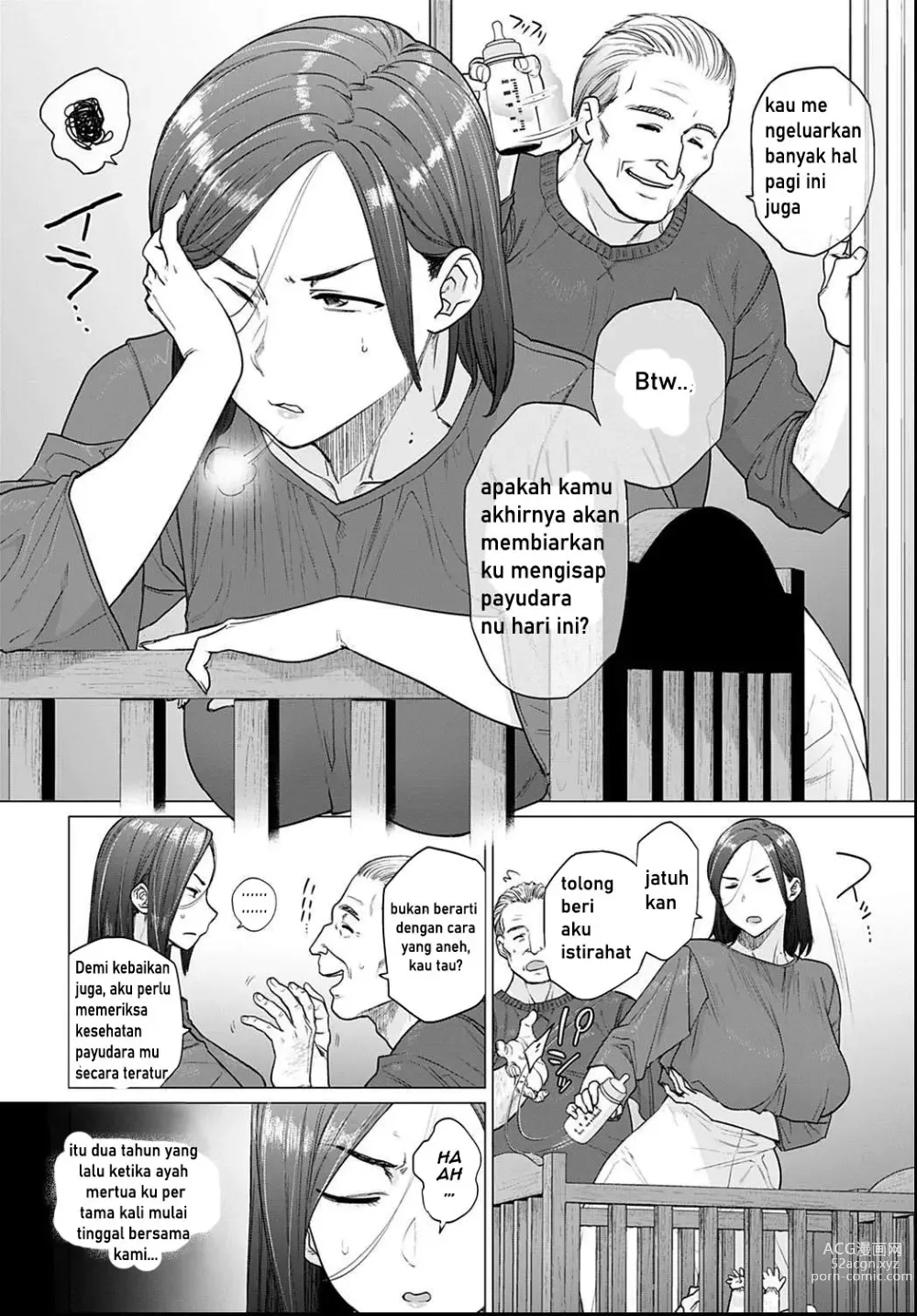 Page 2 of doujinshi Otou-san, Tetsudatte kudasai.