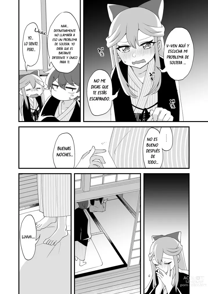 Page 13 of doujinshi Mitsugetsu ni wa Touku Tomo