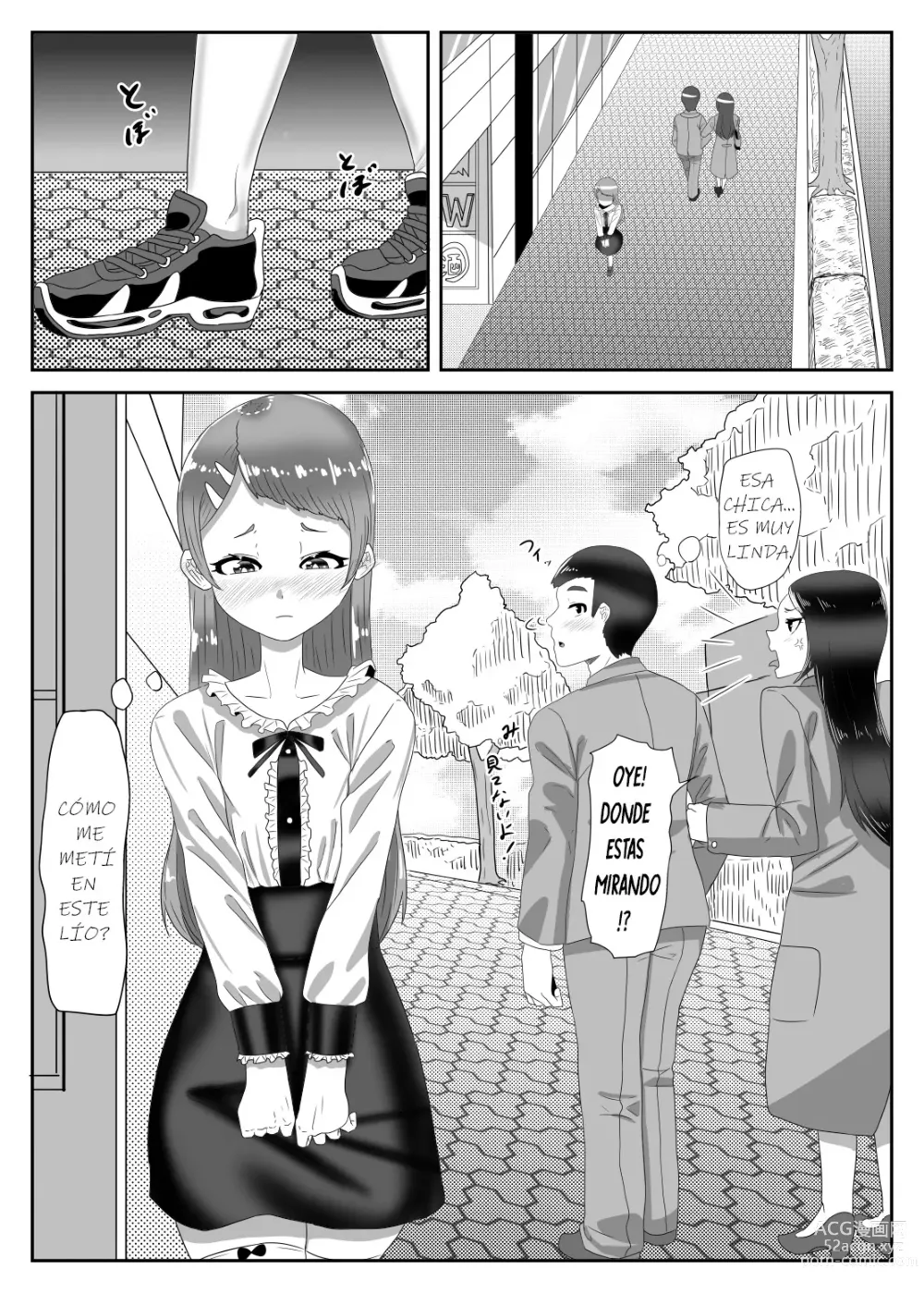 Page 2 of doujinshi Batsu Game de Josou Sanpo Saserareteitara Ikemen Futanari Musume ni Tasukeraremashita