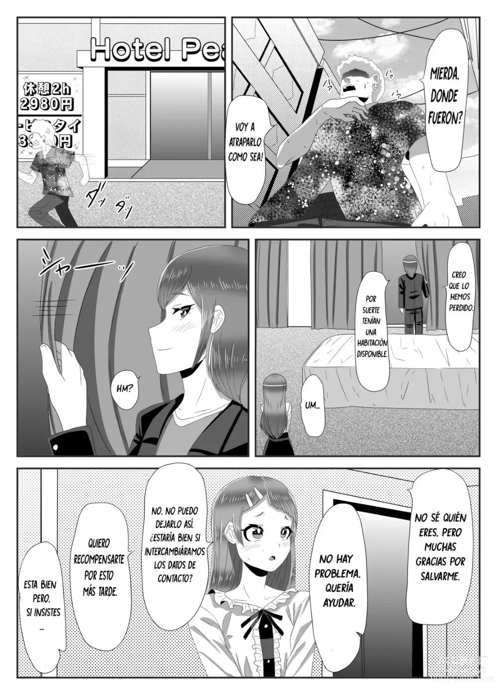 Page 15 of doujinshi Batsu Game de Josou Sanpo Saserareteitara Ikemen Futanari Musume ni Tasukeraremashita