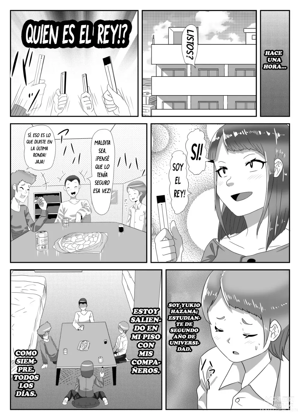 Page 3 of doujinshi Batsu Game de Josou Sanpo Saserareteitara Ikemen Futanari Musume ni Tasukeraremashita